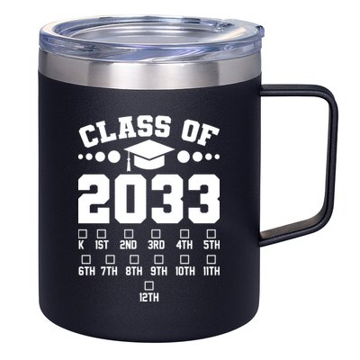 Future Class Of 2033 Check Mark Chart 12oz Stainless Steel Coffee Mug