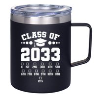 Future Class Of 2033 Check Mark Chart 12oz Stainless Steel Coffee Mug