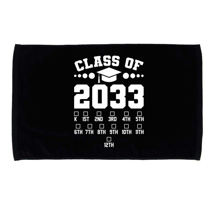 Future Class Of 2033 Check Mark Chart Microfiber Hand Towel