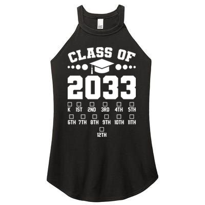 Future Class Of 2033 Check Mark Chart Women's Perfect Tri Rocker Tank