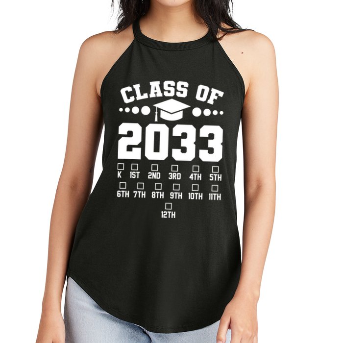 Future Class Of 2033 Check Mark Chart Women's Perfect Tri Rocker Tank