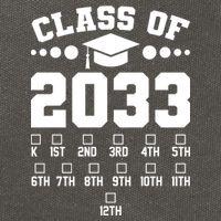 Future Class Of 2033 Check Mark Chart Cotton Canvas Backpack