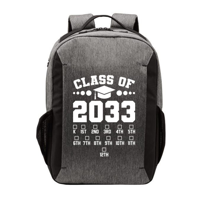 Future Class Of 2033 Check Mark Chart Vector Backpack