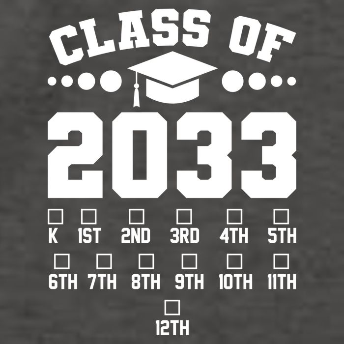Future Class Of 2033 Check Mark Chart Vector Backpack