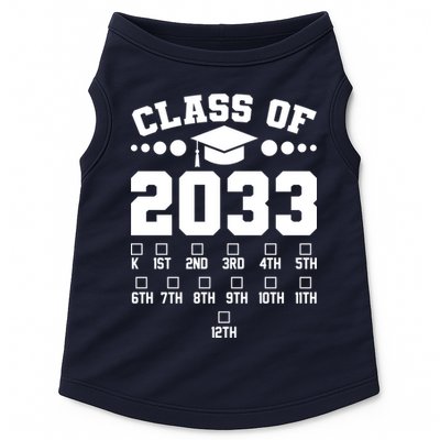 Future Class Of 2033 Check Mark Chart Doggie Tank