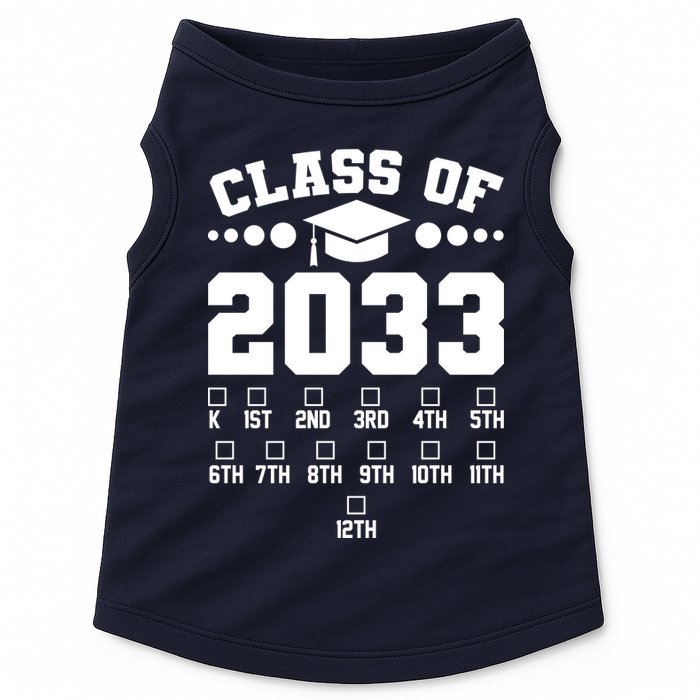 Future Class Of 2033 Check Mark Chart Doggie Tank