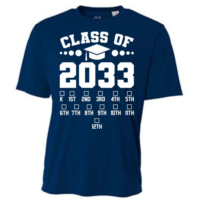 Future Class Of 2033 Check Mark Chart Cooling Performance Crew T-Shirt