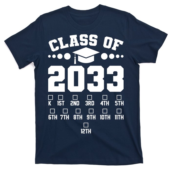 Future Class Of 2033 Check Mark Chart T-Shirt