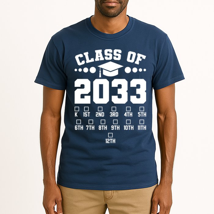 Future Class Of 2033 Check Mark Chart Tall T-Shirt