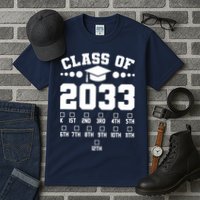 Future Class Of 2033 Check Mark Chart Tall T-Shirt