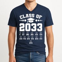 Future Class Of 2033 Check Mark Chart V-Neck T-Shirt