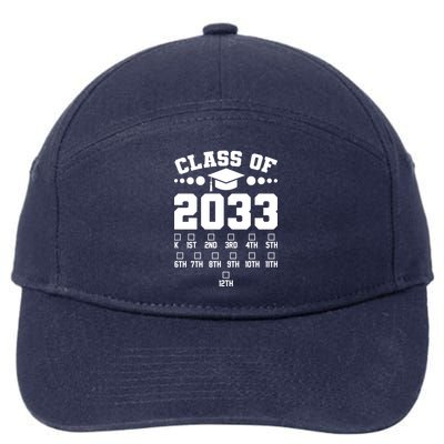 Future Class Of 2033 Check Mark Chart 7-Panel Snapback Hat