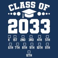 Future Class Of 2033 Check Mark Chart 7-Panel Snapback Hat