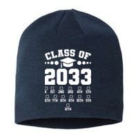 Future Class Of 2033 Check Mark Chart Sustainable Beanie