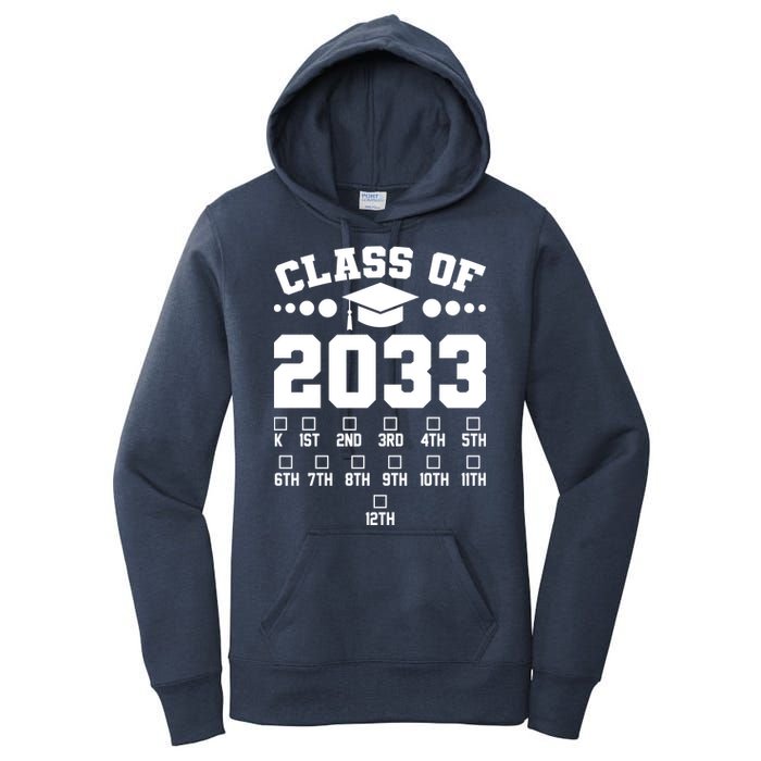 Future Class Of 2033 Check Mark Chart Women's Pullover Hoodie