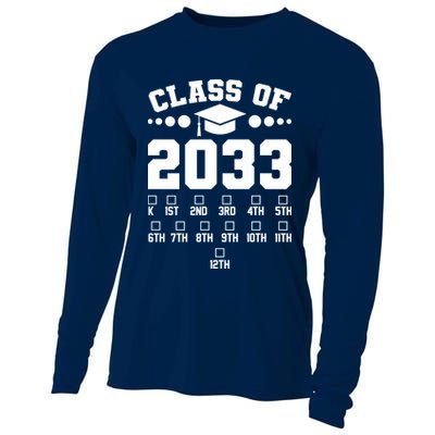 Future Class Of 2033 Check Mark Chart Cooling Performance Long Sleeve Crew