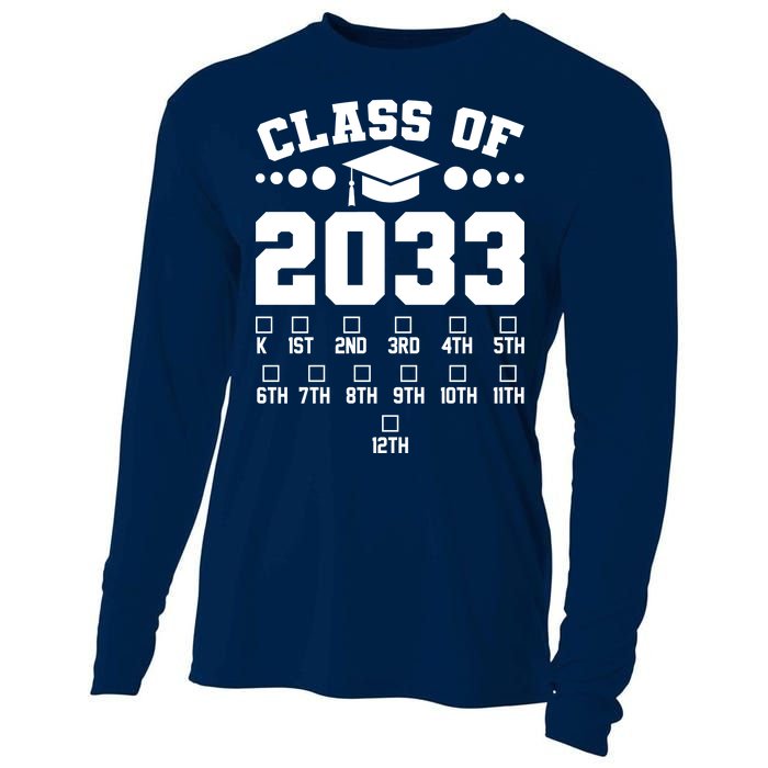 Future Class Of 2033 Check Mark Chart Cooling Performance Long Sleeve Crew