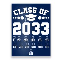 Future Class Of 2033 Check Mark Chart Poster