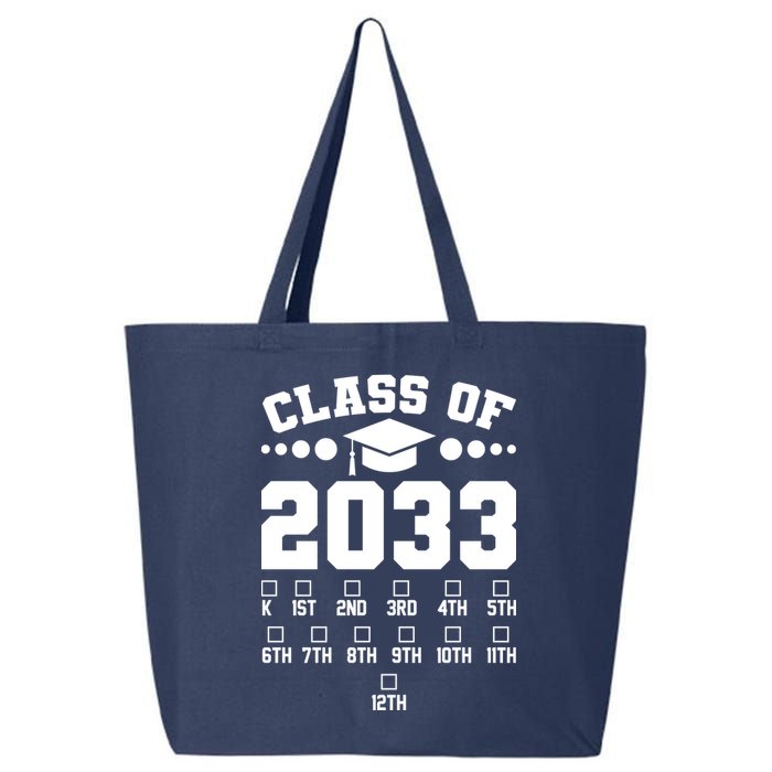 Future Class Of 2033 Check Mark Chart 25L Jumbo Tote