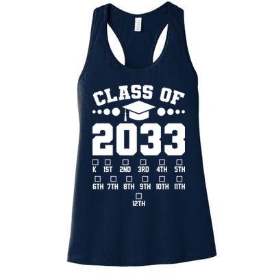 Future Class Of 2033 Check Mark Chart Womens Tank Top