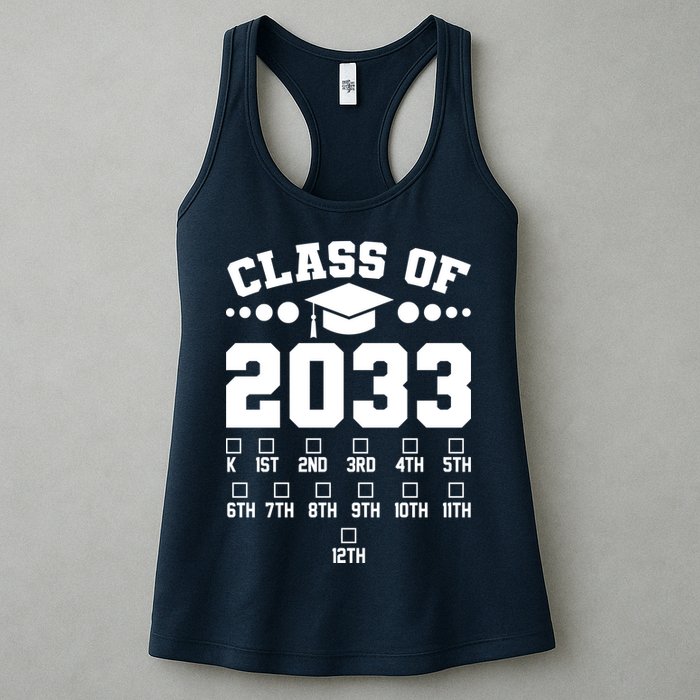 Future Class Of 2033 Check Mark Chart Womens Tank Top