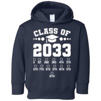 Future Class Of 2033 Check Mark Chart Toddler Hoodie