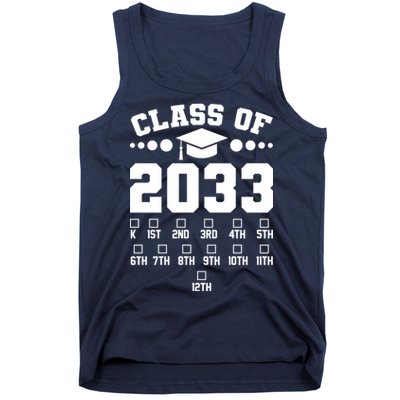 Future Class Of 2033 Check Mark Chart Tank Top