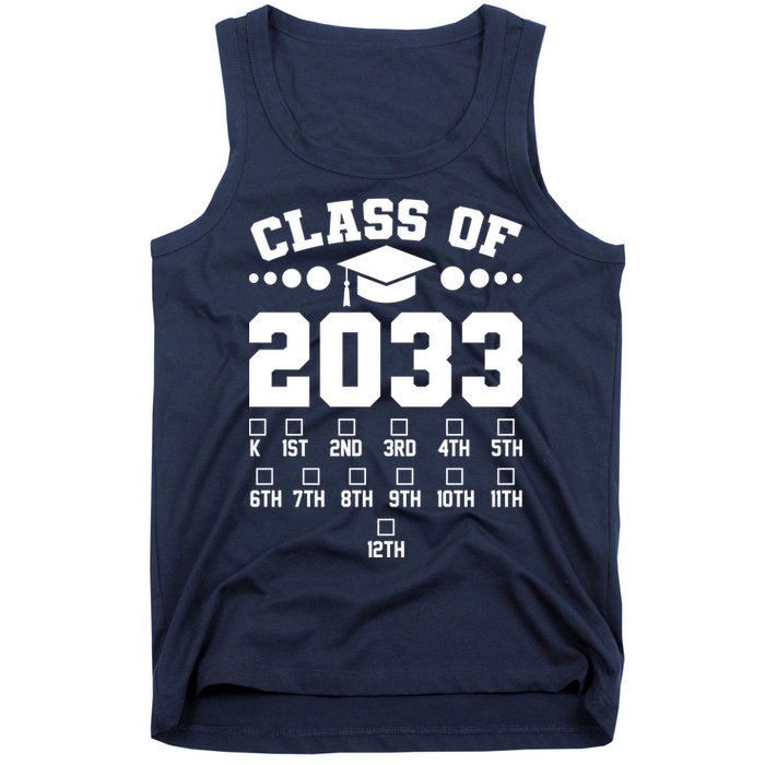 Future Class Of 2033 Check Mark Chart Tank Top