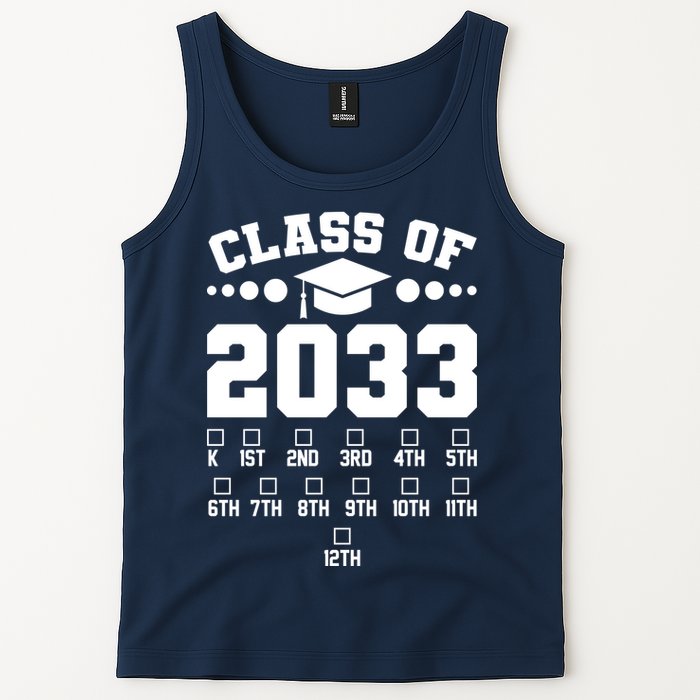 Future Class Of 2033 Check Mark Chart Tank Top