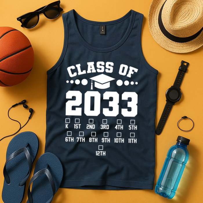Future Class Of 2033 Check Mark Chart Tank Top