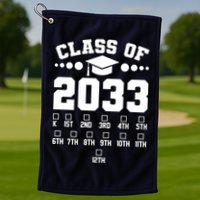 Future Class Of 2033 Check Mark Chart Golf Towel