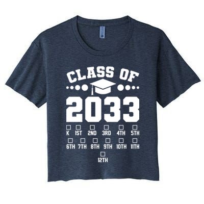 Future Class Of 2033 Check Mark Chart Crop Top