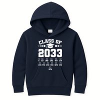 Future Class Of 2033 Check Mark Chart Kids Hoodie