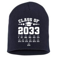 Future Class Of 2033 Check Mark Chart Short Acrylic Beanie