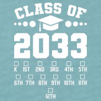 Future Class Of 2033 Check Mark Chart Sueded Cloud Jersey T-Shirt