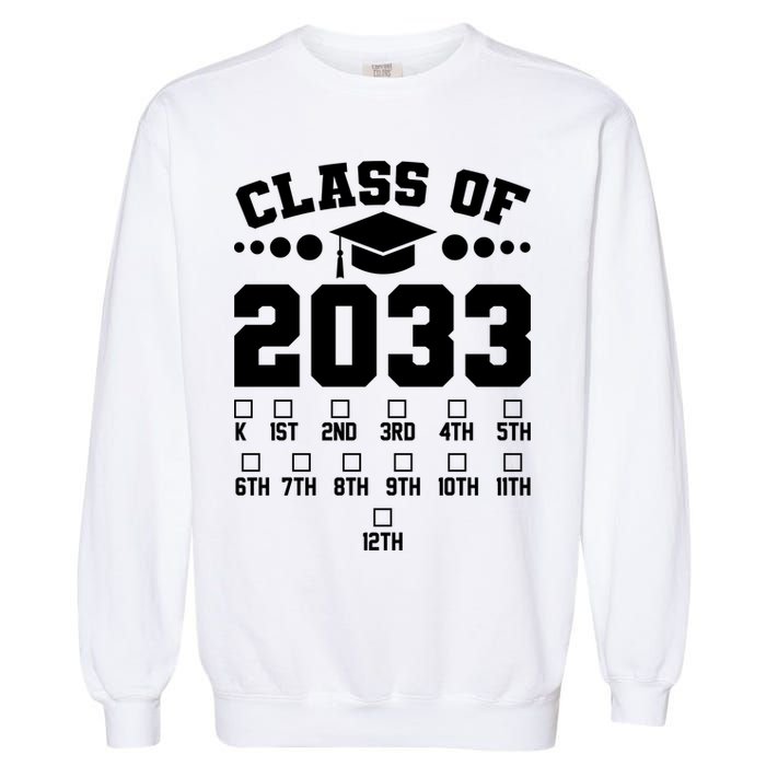 Future Class Of 2033 Check Mark Chart Garment-Dyed Sweatshirt