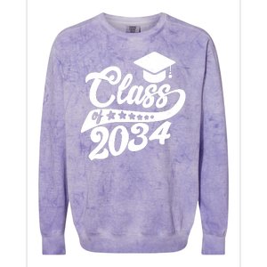 Future Class of 2034 Kindergarten Class Colorblast Crewneck Sweatshirt