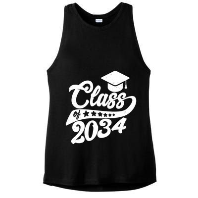 Future Class of 2034 Kindergarten Class Ladies PosiCharge Tri-Blend Wicking Tank