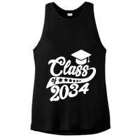Future Class of 2034 Kindergarten Class Ladies PosiCharge Tri-Blend Wicking Tank