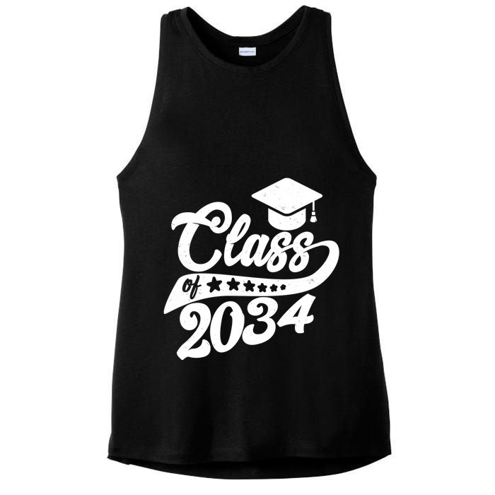 Future Class of 2034 Kindergarten Class Ladies PosiCharge Tri-Blend Wicking Tank