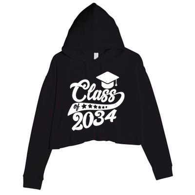 Future Class of 2034 Kindergarten Class Crop Fleece Hoodie