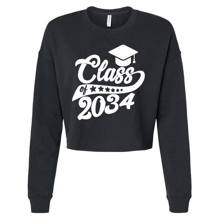 Future Class of 2034 Kindergarten Class Cropped Pullover Crew