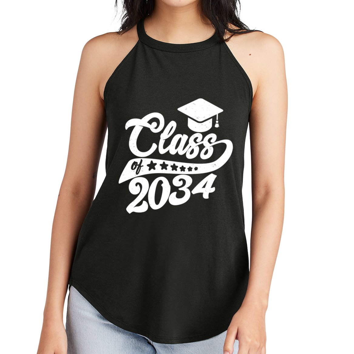 Future Class of 2034 Kindergarten Class Women's Perfect Tri Rocker Tank