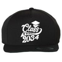 Future Class of 2034 Kindergarten Class Wool Snapback Cap
