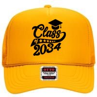 Future Class of 2034 Kindergarten Class High Crown Mesh Back Trucker Hat