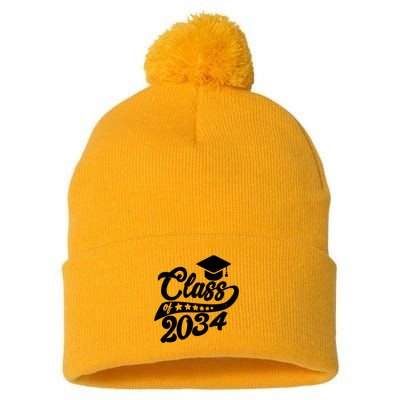 Future Class of 2034 Kindergarten Class Pom Pom 12in Knit Beanie