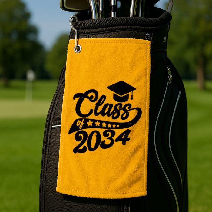Future Class of 2034 Kindergarten Class Golf Towel