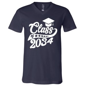 Future Class of 2034 Kindergarten Class V-Neck T-Shirt