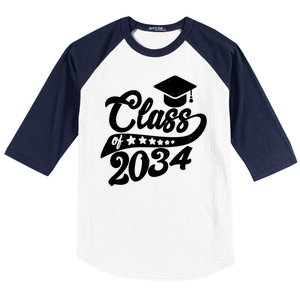 Future Class of 2034 Kindergarten Class Baseball Sleeve Shirt