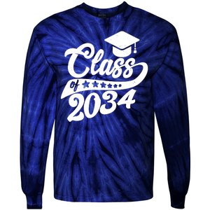 Future Class of 2034 Kindergarten Class Tie-Dye Long Sleeve Shirt